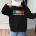 Retro Play Is Learning Back To School First Day Of School Graphic Kid Sweatshirt