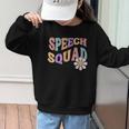 Retro Speech Squad Back To School Speech Therapist SLP Graphic Kid Sweatshirt Retro Speech Squad Back To School Speech Therapist SLP Graphic Kid Sweatshirt