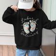 Retro Wildflowers Labor And Delivery Nurse Back To School Graphic Kid Sweatshirt Retro Wildflowers Labor And Delivery Nurse Back To School Graphic Kid Sweatshirt