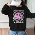 Second Grade Vibes Groovy Back To School 2nd Grade Girls Kid Graphic Kid Sweatshirt Second Grade Vibes Groovy Back To School 2nd Grade Girls Kid Graphic Kid Sweatshirt