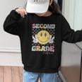 Second Grade Vibes Smile Face 2nd Grade Team Back To School Graphic Kid Sweatshirt Second Grade Vibes Smile Face 2nd Grade Team Back To School Graphic Kid Sweatshirt