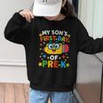 My Son's First Day Of Pre-K Back To School Kids Graphic Kid Sweatshirt My Son's First Day Of Pre-K Back To School Kids Graphic Kid Sweatshirt