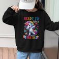 Student Back To School Math Squad Kids Girls Smarter Unicorn Graphic Kid Sweatshirt