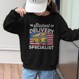Students Delivery Specialist Back To School Bus Driver Graphic Kid Sweatshirt