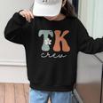 TK Crew Groovy Women Appreciation Day Hello Back To School Graphic Kid Sweatshirt
