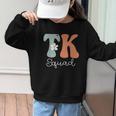 TK Squad Groovy Women Appreciation Day Hello Back To School Graphic Kid Sweatshirt TK Squad Groovy Women Appreciation Day Hello Back To School Graphic Kid Sweatshirt
