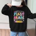 Watch Out First Grade Here I Come Back To School Boy Kids Graphic Kid Sweatshirt Watch Out First Grade Here I Come Back To School Boy Kids Graphic Kid Sweatshirt