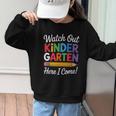 Watch Out Kindergarten Here I Come Back To School Kids Graphic Kid Sweatshirt Watch Out Kindergarten Here I Come Back To School Kids Graphic Kid Sweatshirt