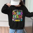 Watch Out Second Grade Here I Come Back To School Boys Girls Graphic Kid Sweatshirt