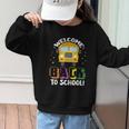 Welcome Back To School Bus Driver First Day Of School Graphic Kid Sweatshirt