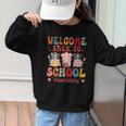 Welcome Back To School Cafeteria Worker Lunch Lady Graphic Kid Sweatshirt