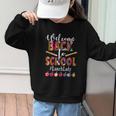 Welcome Back To School Lunch Lady Leopard On First Day Of School Graphic Kid Sweatshirt Welcome Back To School Lunch Lady Leopard On First Day Of School Graphic Kid Sweatshirt