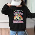 Welcome Back To School Unicorn Crushing Preschool Graphic Kid Sweatshirt Welcome Back To School Unicorn Crushing Preschool Graphic Kid Sweatshirt