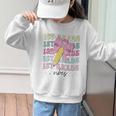 1st Grade Vibes Girl Coquette Bow First Grade Back To School Graphic Kid Sweatshirt 1st Grade Vibes Girl Coquette Bow First Grade Back To School Graphic Kid Sweatshirt