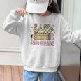 Back To School Hello Second 2nd Grade Leopard Pencil Girl Graphic Kid Sweatshirt Back To School Hello Second 2nd Grade Leopard Pencil Girl Graphic Kid Sweatshirt