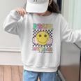 Bruh We Back 3rd Grade Girl Cute Back To School Third Grade Graphic Kid Sweatshirt