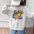 Cool Cartoon Pencil Saying Bruh Back To School Graphic Kid Sweatshirt Cool Cartoon Pencil Saying Bruh Back To School Graphic Kid Sweatshirt