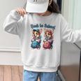 Corgi Dog Student To School Happy Back To School Graphic Kid Sweatshirt Corgi Dog Student To School Happy Back To School Graphic Kid Sweatshirt