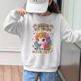 Crush First Grade Girls Back To School Unicorn First Day Graphic Kid Sweatshirt Crush First Grade Girls Back To School Unicorn First Day Graphic Kid Sweatshirt