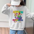 Crush Kindergarten Dabbing Unicorn Back To School Girls Performance Graphic Kid Sweatshirt