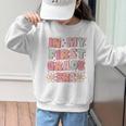 In My First Grade Era Cute Groovy 1st Grade Back To School Graphic Kid Sweatshirt