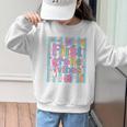 First Grade Vibes Cute Groovy Back To School 1st Grade Girls Graphic Kid Sweatshirt First Grade Vibes Cute Groovy Back To School 1st Grade Girls Graphic Kid Sweatshirt