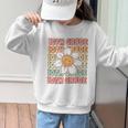 Groovy 10th Grade Back To School First Day Of Tenth Grade Graphic Kid Sweatshirt