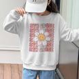 Groovy 8th Grade Back To School First Day Of Eighth Grade Graphic Kid Sweatshirt