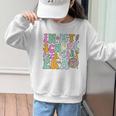 Groovy In My School Secretary Era Back To School Graphic Kid Sweatshirt Groovy In My School Secretary Era Back To School Graphic Kid Sweatshirt