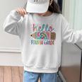 Hello Fourth Grade Tie Dye Pencil Back To School 4th Grade Graphic Kid Sweatshirt Hello Fourth Grade Tie Dye Pencil Back To School 4th Grade Graphic Kid Sweatshirt