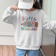 Hello Second Grade Pencil Tie Dye Back To School 2nd Grade Graphic Kid Sweatshirt Hello Second Grade Pencil Tie Dye Back To School 2nd Grade Graphic Kid Sweatshirt