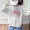Hello Second Grade Pencil Tie Dye Coquette Back To School Graphic Kid Sweatshirt Hello Second Grade Pencil Tie Dye Coquette Back To School Graphic Kid Sweatshirt