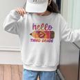Hello Third Grade Back To School Pencil Tie Dye 3rd Grade Performance Graphic Kid Sweatshirt