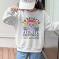 I'm Ready To Axolotl Questions In 1st Grade Back To School Graphic Kid Sweatshirt I'm Ready To Axolotl Questions In 1st Grade Back To School Graphic Kid Sweatshirt