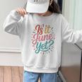 Is It June Yet Back To School Student Groovy Kids Premium Tri-Blend Graphic Kid Sweatshirt Is It June Yet Back To School Student Groovy Kids Premium Tri-Blend Graphic Kid Sweatshirt