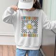 Little Miss 2nd Grade Retro Groovy 2nd Grade Back To School Graphic Kid Sweatshirt Little Miss 2nd Grade Retro Groovy 2nd Grade Back To School Graphic Kid Sweatshirt