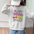 Little Miss 4th Grade Back To School Cute Fourth Grade Girls Graphic Kid Sweatshirt Little Miss 4th Grade Back To School Cute Fourth Grade Girls Graphic Kid Sweatshirt