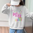 Little Misss Third Grade Back To School 3rd Grader Girl Graphic Kid Sweatshirt
