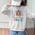 Miss Pre-K Pencils Crown Cute Back To School First Day Girls Graphic Kid Sweatshirt Miss Pre-K Pencils Crown Cute Back To School First Day Girls Graphic Kid Sweatshirt