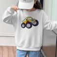 Monster Truck School Bus Yellow Back To School Kids Toddler Graphic Kid Sweatshirt
