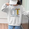 Pediatric Occupational Therapy Paper Pencil Back To School Graphic Kid Sweatshirt