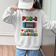 Pre-K Level Unlocked Back To School Video Game Graphic Kid Sweatshirt Pre-K Level Unlocked Back To School Video Game Graphic Kid Sweatshirt