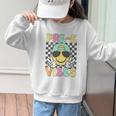 Pre-K Vibes Smile Face Back To School Pre-K Graphic Kid Sweatshirt Pre-K Vibes Smile Face Back To School Pre-K Graphic Kid Sweatshirt