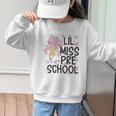 Preschool Little Miss Back To School Girls Kids Preschool Graphic Kid Sweatshirt