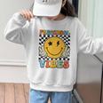 Preschool Vibes Retro Groovy Back To School Pre-K Graphic Kid Sweatshirt Preschool Vibes Retro Groovy Back To School Pre-K Graphic Kid Sweatshirt