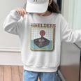 Respect Your Elders Retro Gamer Joystick Back To School Graphic Kid Sweatshirt Respect Your Elders Retro Gamer Joystick Back To School Graphic Kid Sweatshirt
