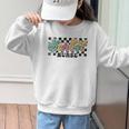 Retro Checkered School Nurse Squad Back To School Graduation Graphic Kid Sweatshirt Retro Checkered School Nurse Squad Back To School Graduation Graphic Kid Sweatshirt