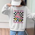 Rolling Into Kindergarten Roller Skating Girl Back To School Graphic Kid Sweatshirt Rolling Into Kindergarten Roller Skating Girl Back To School Graphic Kid Sweatshirt