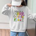School Custodian Battery Life Back To School Janitor Graphic Kid Sweatshirt