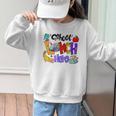 School Lunch Hero Cafeteria Squad Workers Back To School Graphic Kid Sweatshirt